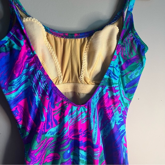 Neon 80's Maxine of Hollywood‎ One Piece Swimsuit - Picture 5 of 7